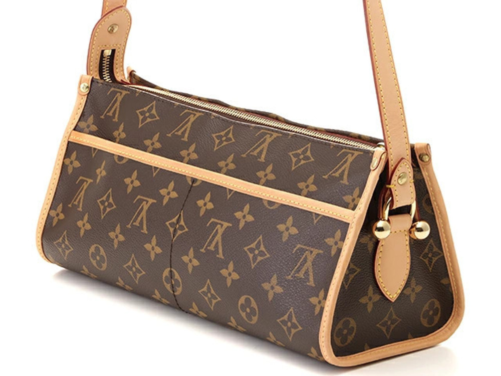 Louis Vuitton Popincourt Long Monogram Bag Shoulder Brown